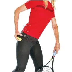 Tourna Hipster Ball Strap For Holding Tennis Balls And Pickleballs - Black